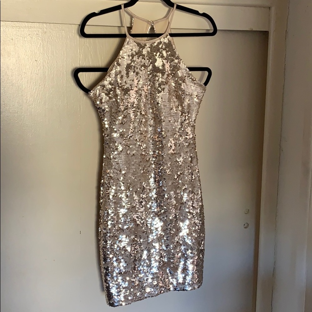 Sequence mini dress